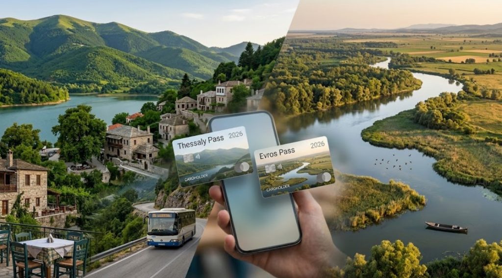 Thessaly Pass 2026: Ανοίγουν οι αιτήσεις για voucher 200 ευρώ – Ποιοι το δικαιούνται και πού χρησιμοποιείται