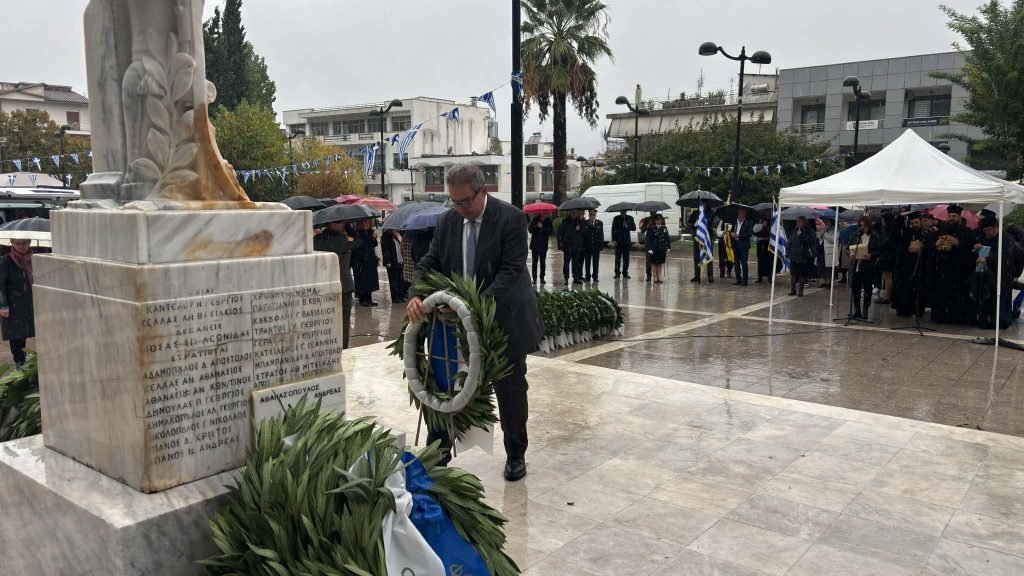 Εσκίογλου για την 28η Οκτωβρίου: «Ο καιρός στέρησε από τα παιδιά μας την παρέλαση, όχι όμως τη δύναμη του μηνύματος του ’40»